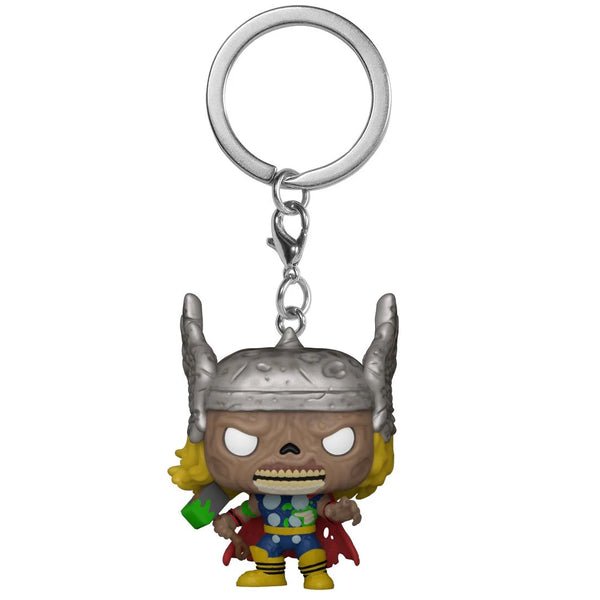 Marvel Zombies Thor Pocket Pop! Key Chain - D-Pop