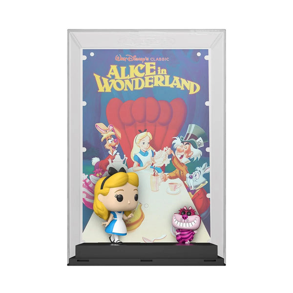 Alice with Cheshire Cat Disney Alice in Wonderland 100 Funko Pop! Movie Poster with Case