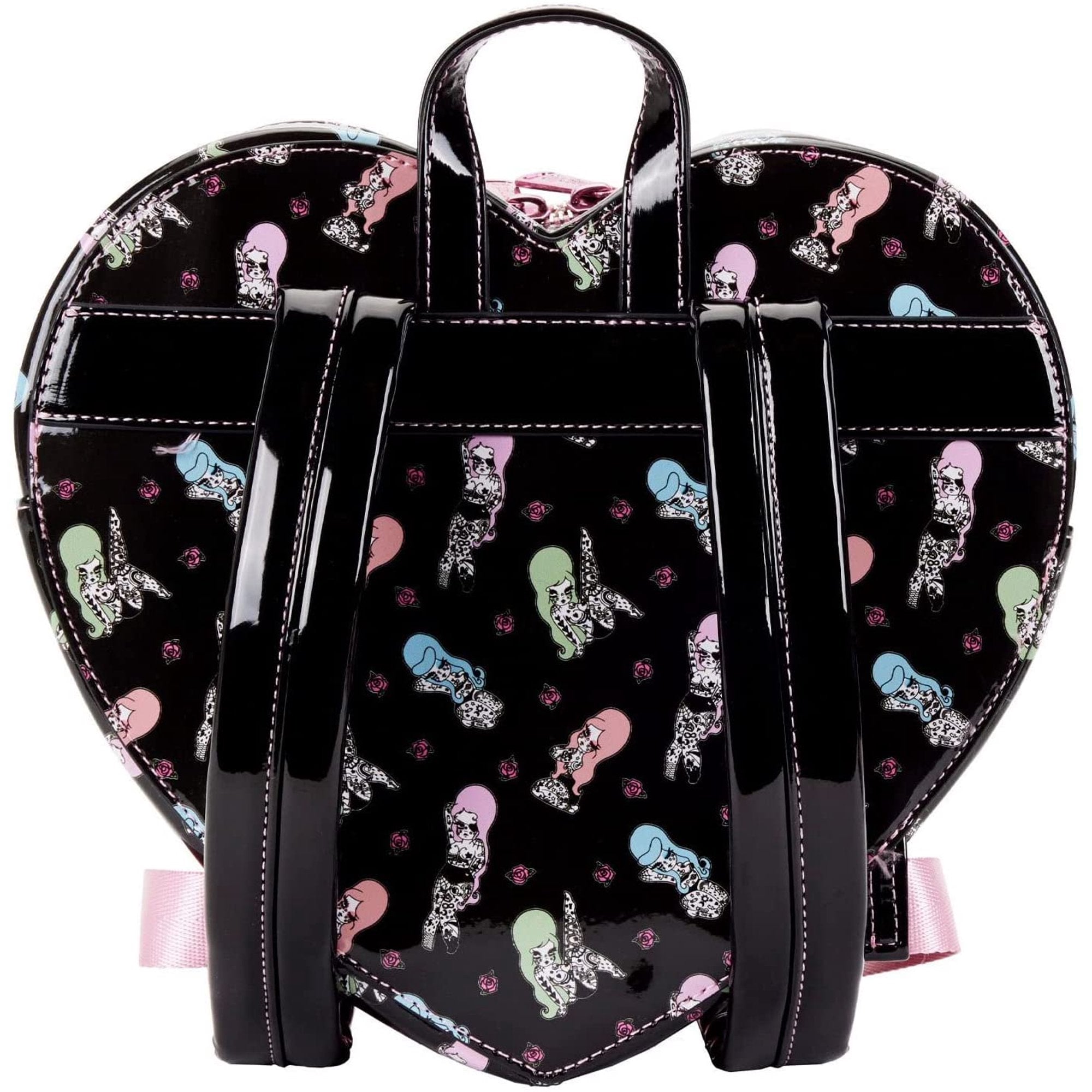 Valfre Double Heart Mini Backpack Women S Double Strap Shoulder Bag Purse