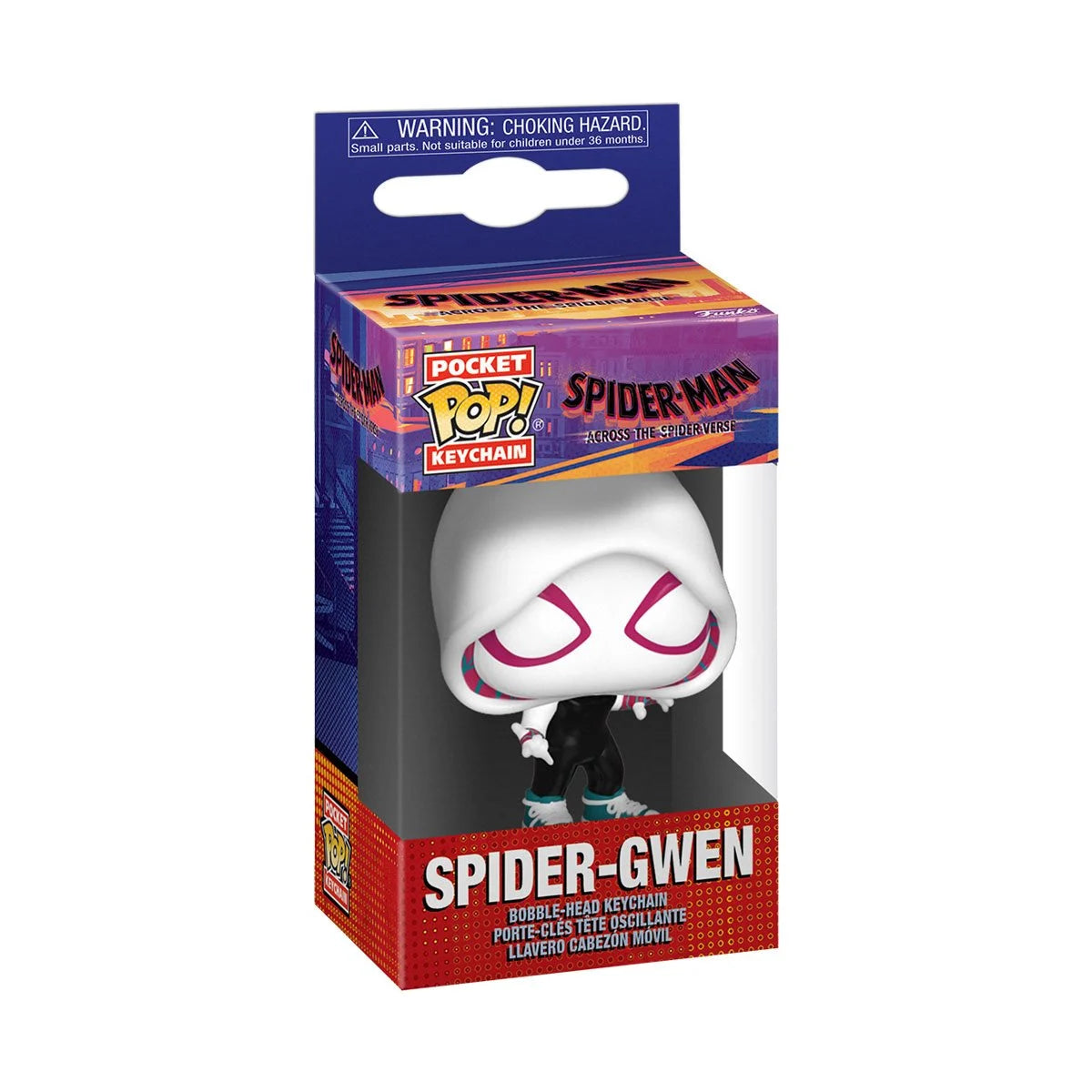 Spider-Gwen Across the Spider-Verse Spider-Man Pocket Pop! Key Chain