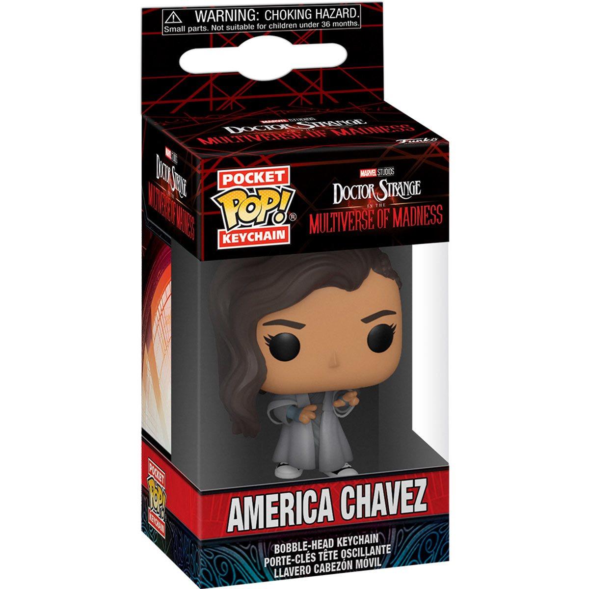 Doctor Strange in the Multiverse of Madness America Chavez Pocket Pop! Key Chain - D-Pop