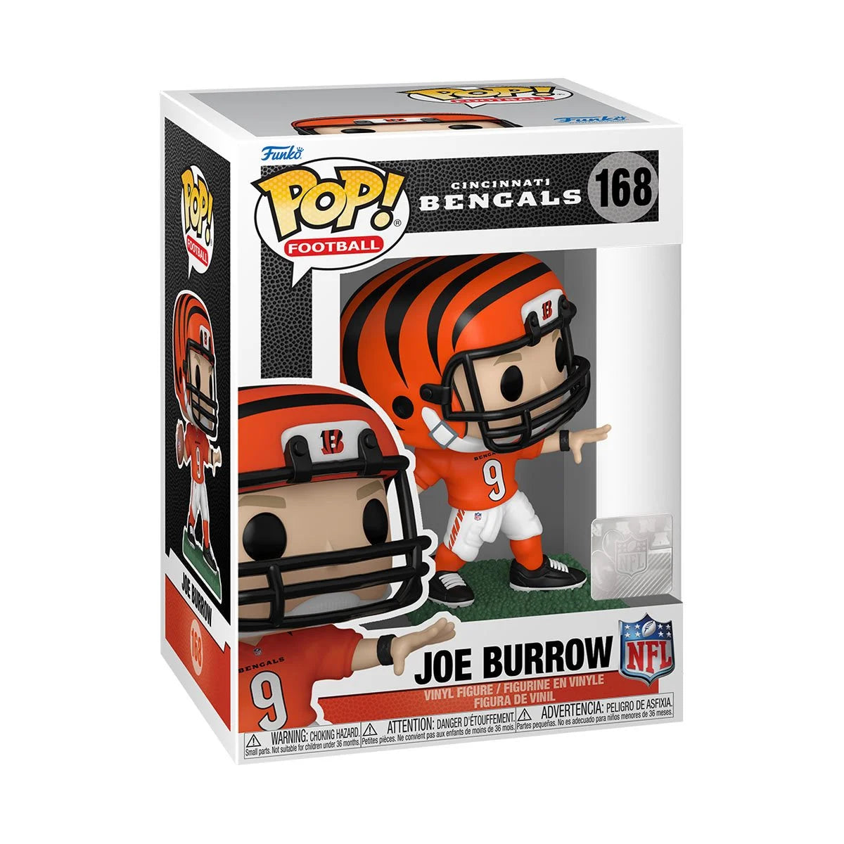 Joe Burrow NFL Cincinnati Bengals Pop! Vinyl Figure