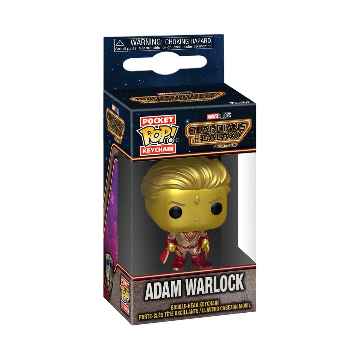 Adam Warlock Guardians of the Galaxy Volume 3  Pocket Pop! Key Chain