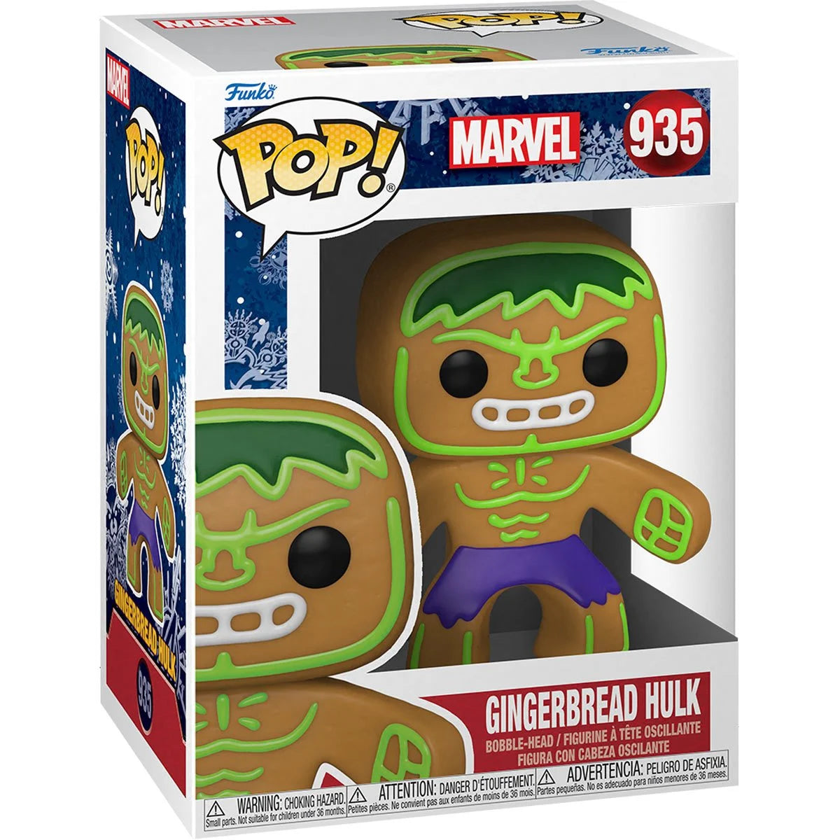 Marvel Holiday Gingerbread Hulk Pop! Vinyl Figure - D-Pop