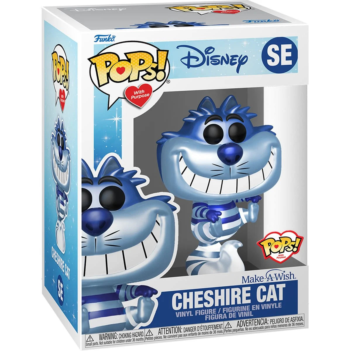 Make-A-Wish Cheshire Cat Metallic Pop! Vinyl Figure - D-Pop