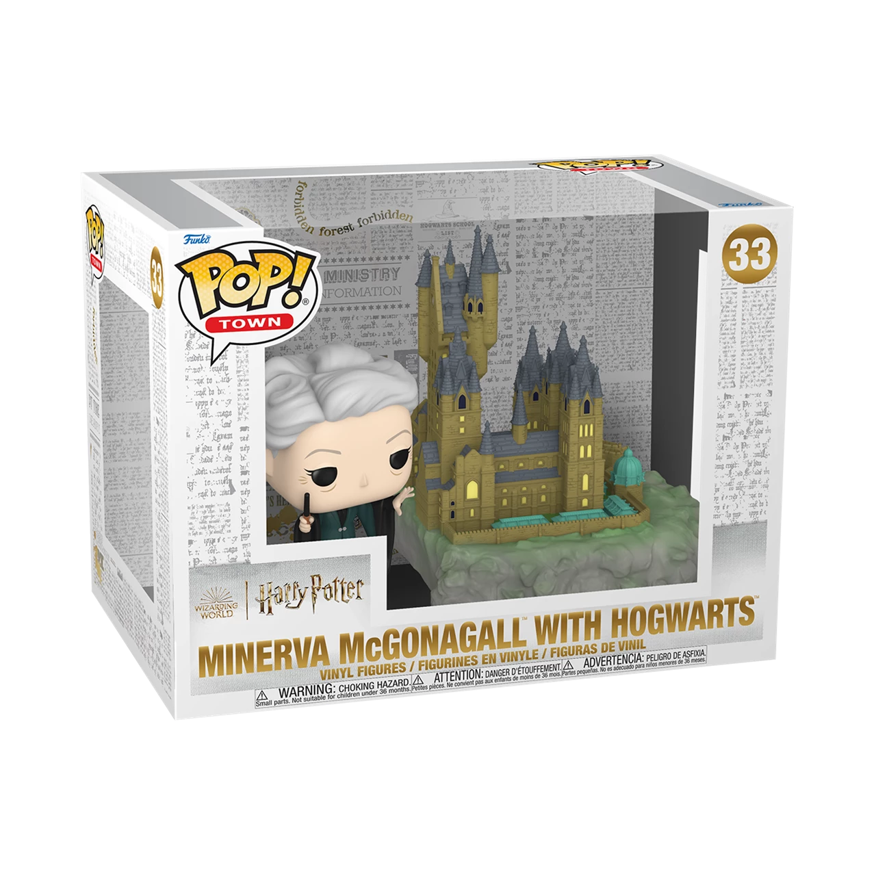 Minerva McGonagall with Hogwarts Pop! Harry Potter and the Chamber of Secrets 20th Anniversary  Town