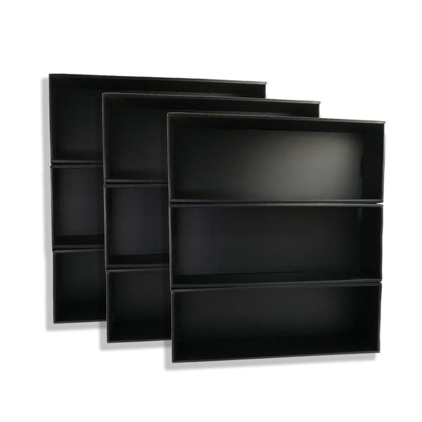 Black Cardboard Display Case - 9 Single Rows - D-Pop
