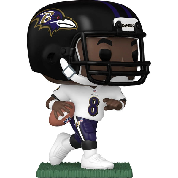 Lamar Jackson NFL Baltimore Ravens (Away) Pop! Vinyl Figure