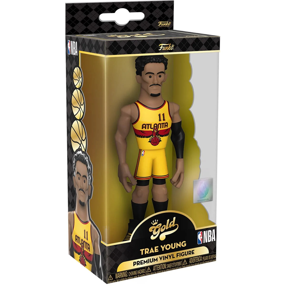 Trae Young Hawks NBA 5-Inch Funko Vinyl Gold Figure w/ Chance of chase!