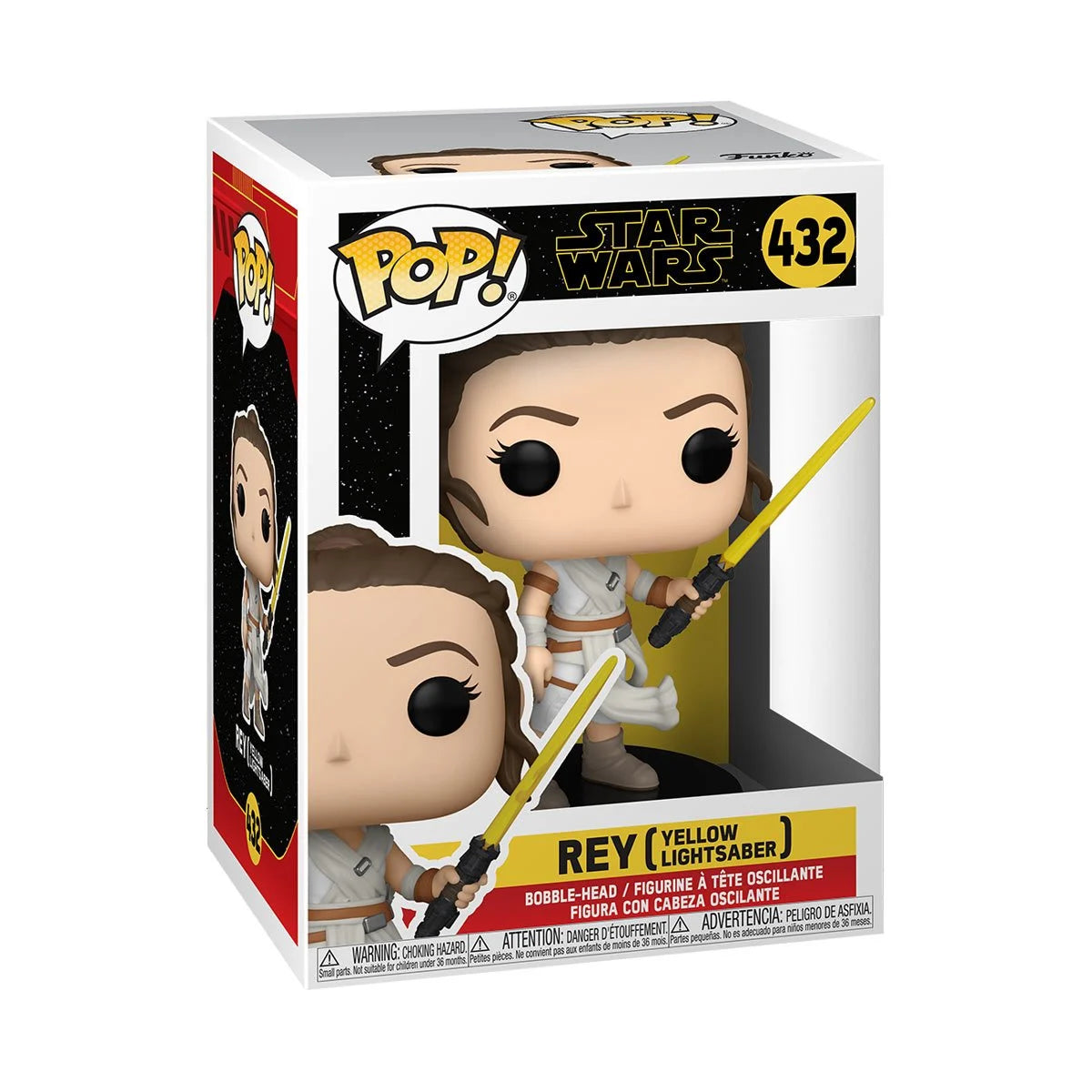 Rey with Yellow Saber Star Wars: The Rise of Skywalker Pop! Vinyl Figure