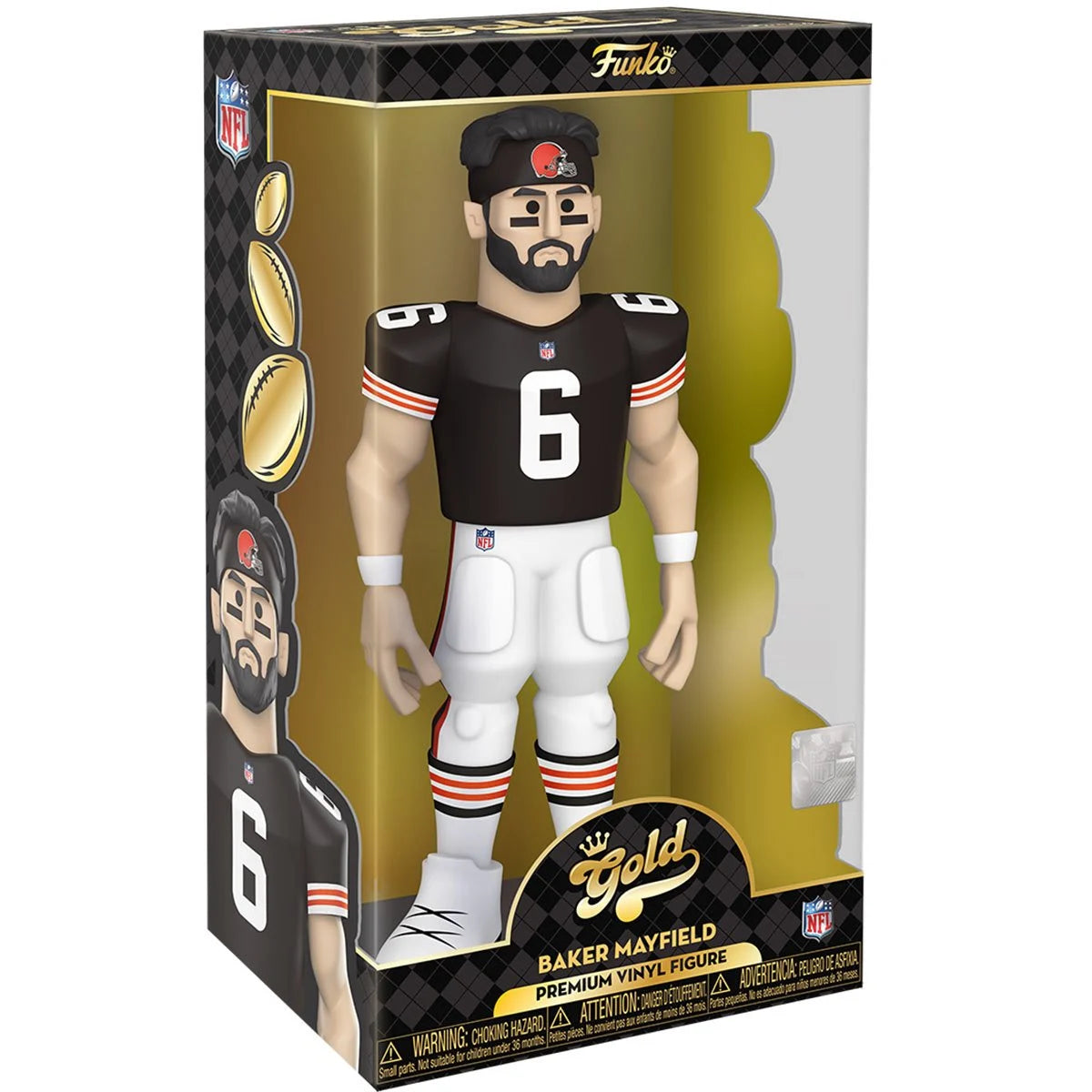 Baker Mayfield Cleveland Browns NFL 12-Inch Funko Vinyl Gold Figure w/ Chance of chase!