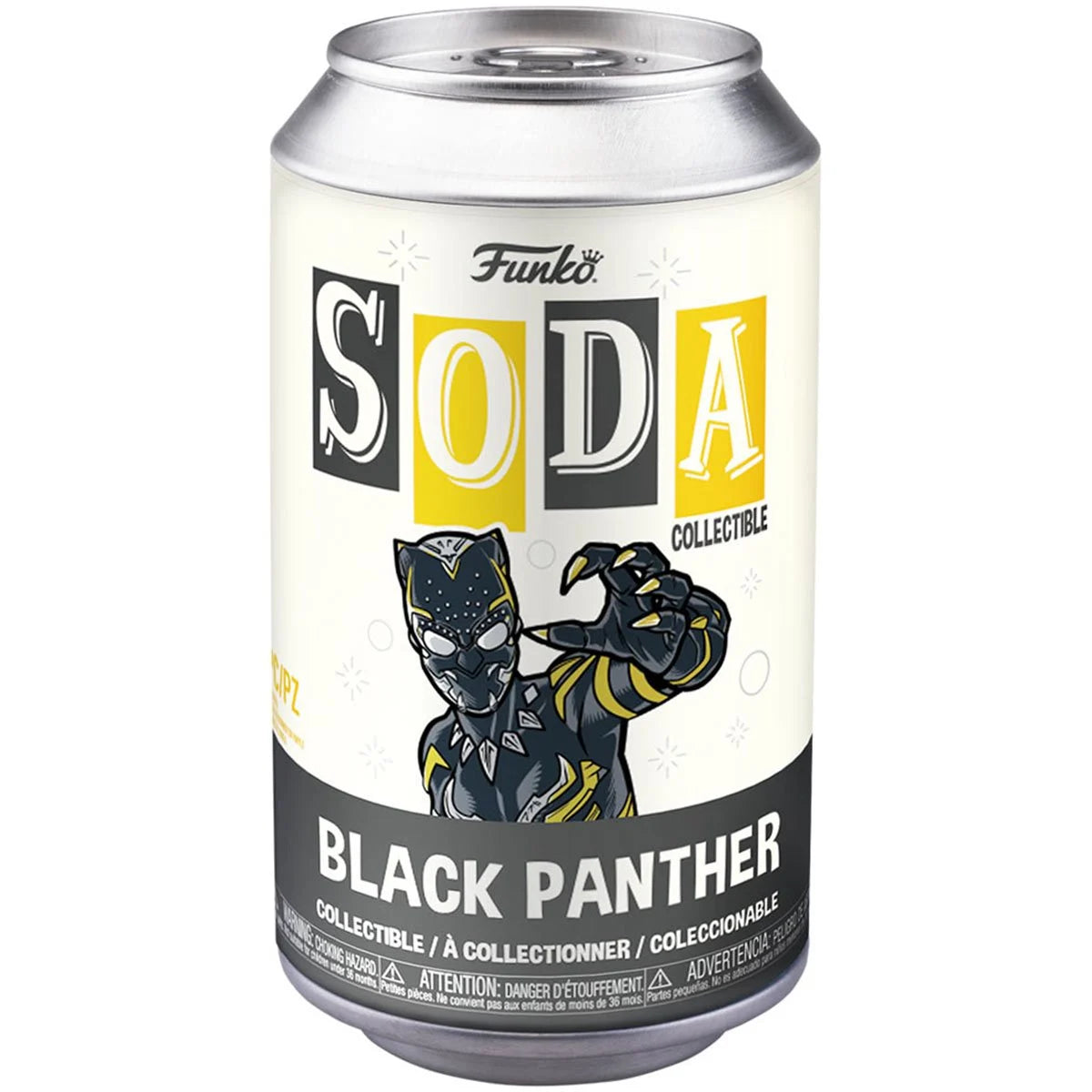 Black Panther Wakanda Forever Soda Vinyl Figure