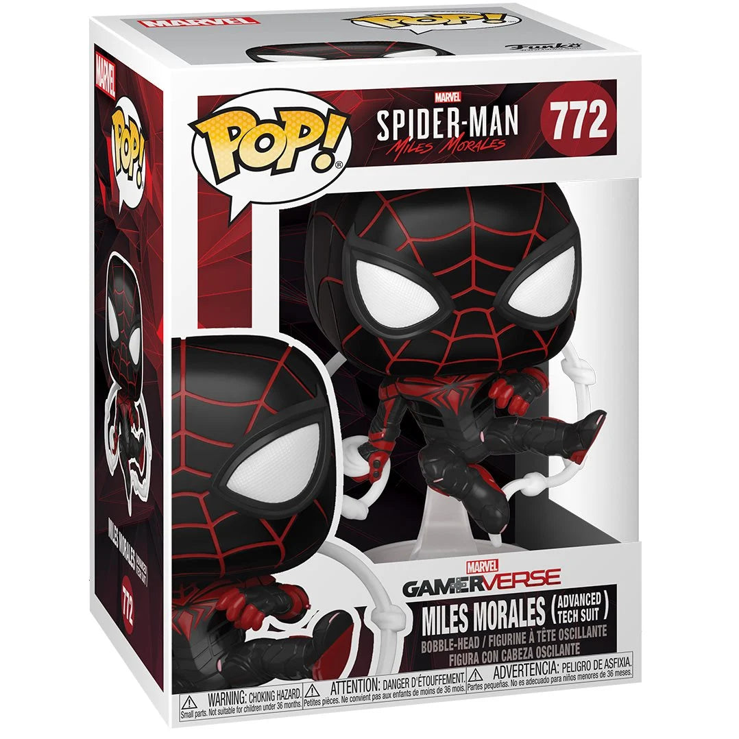 Spider-Man Miles Morales Game Advanced Tech Suit Pop! Vinyl Figure - D-Pop