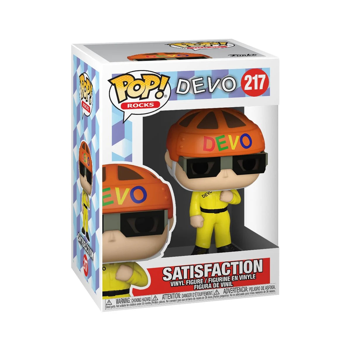 Devo Satisfaction (Yellow Suit) Pop! Vinyl Figure - D-Pop