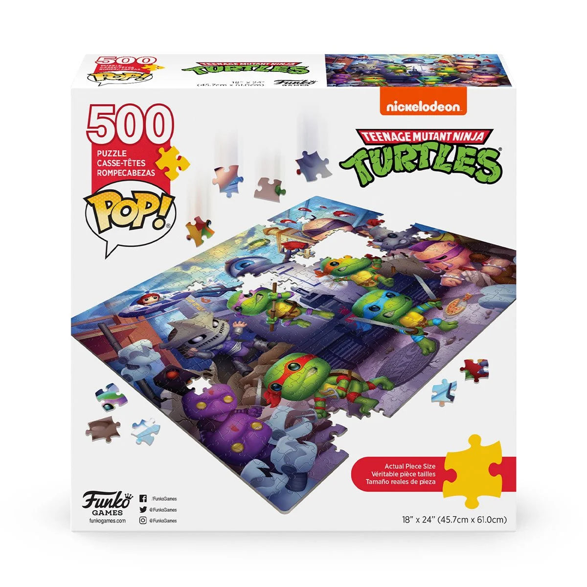Teenage Mutant Ninja Turtles 500-Piece Funko Pop! Puzzles