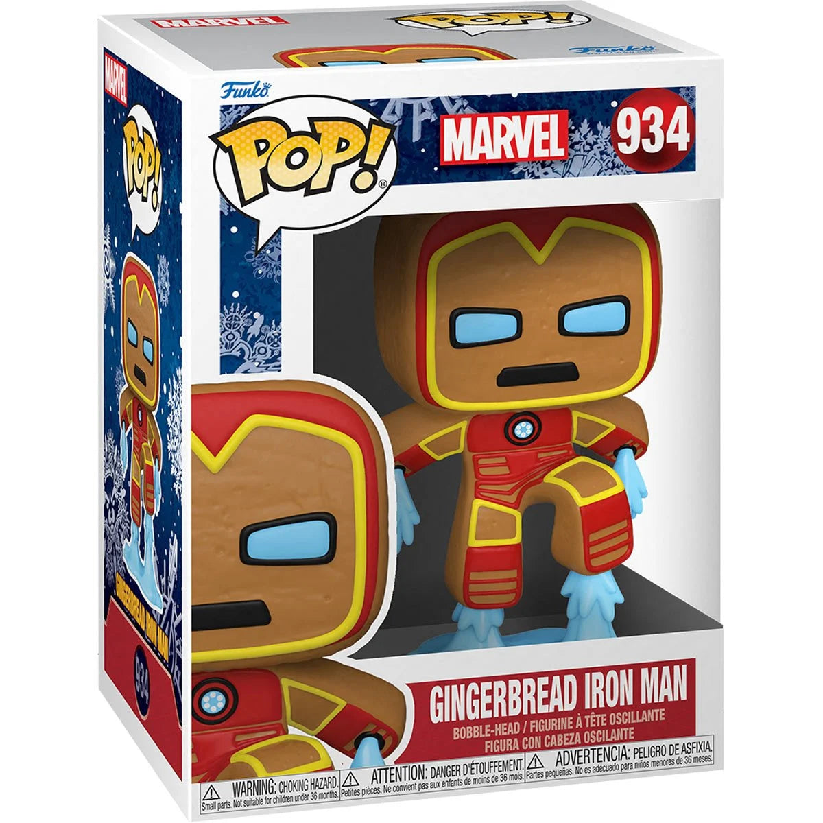 Marvel Holiday Gingerbread Iron Man Pop! Vinyl Figure - D-Pop