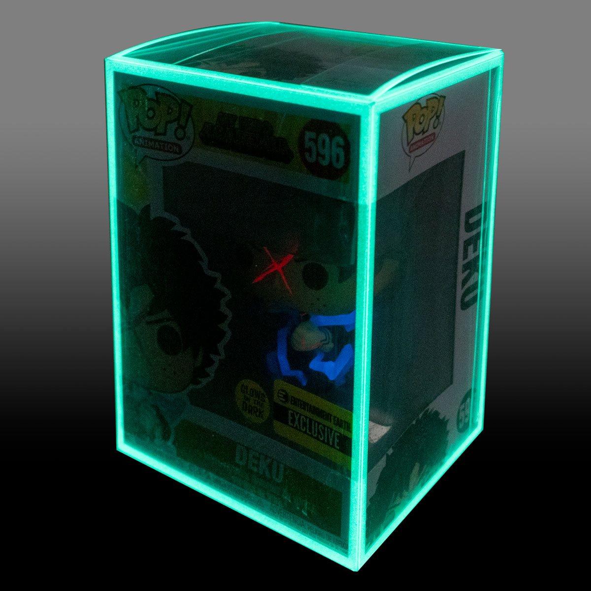 Premium Pop Protectors Vinyl Display Box Case Green Glow in The Dark - 0.40mm - D-Pop