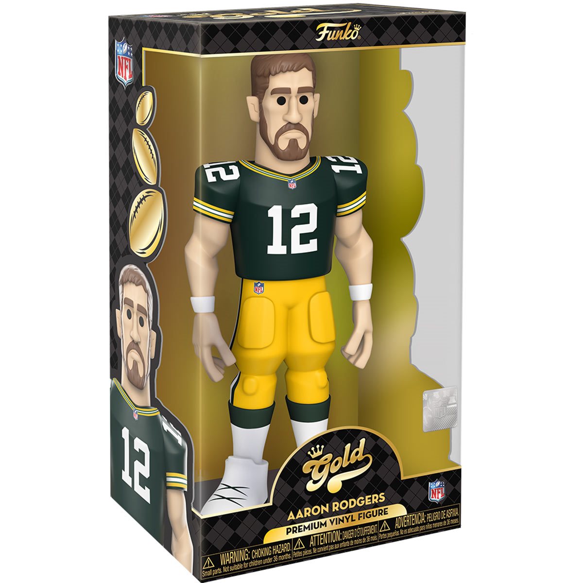 Aaron Rodgers Packers NFL 12-Inch Funko Vinyl Gold Figure w/ Chance of chase!