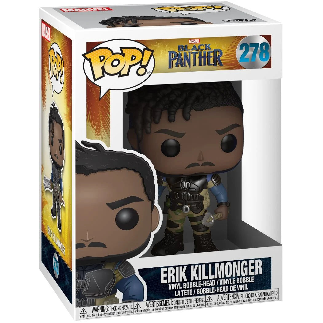 Black Panther Erik Killmonger Pop! Vinyl Figure #278 - D-Pop