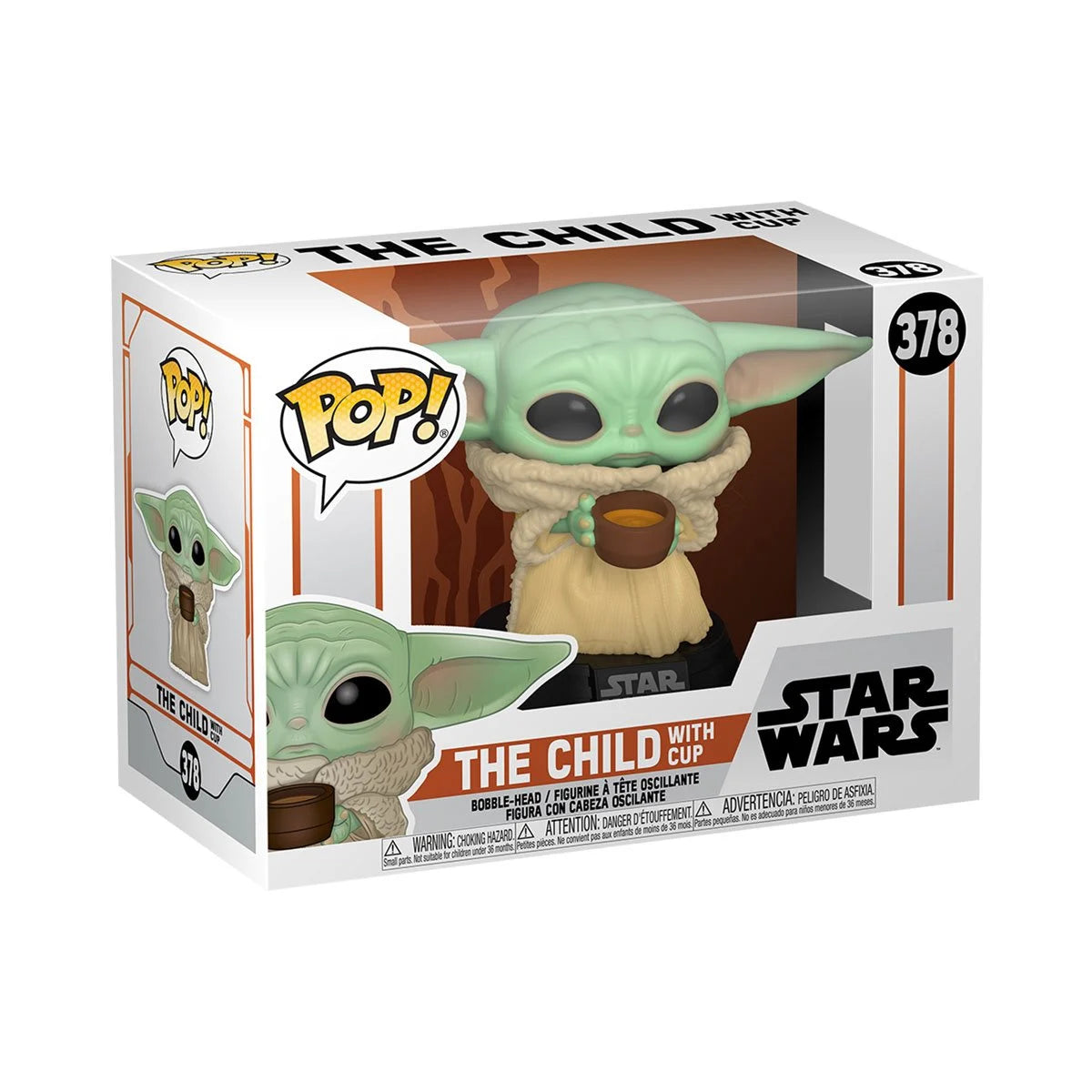 The Child with Cup Star Wars: The Mandalorian Pop! Vinyl Figure