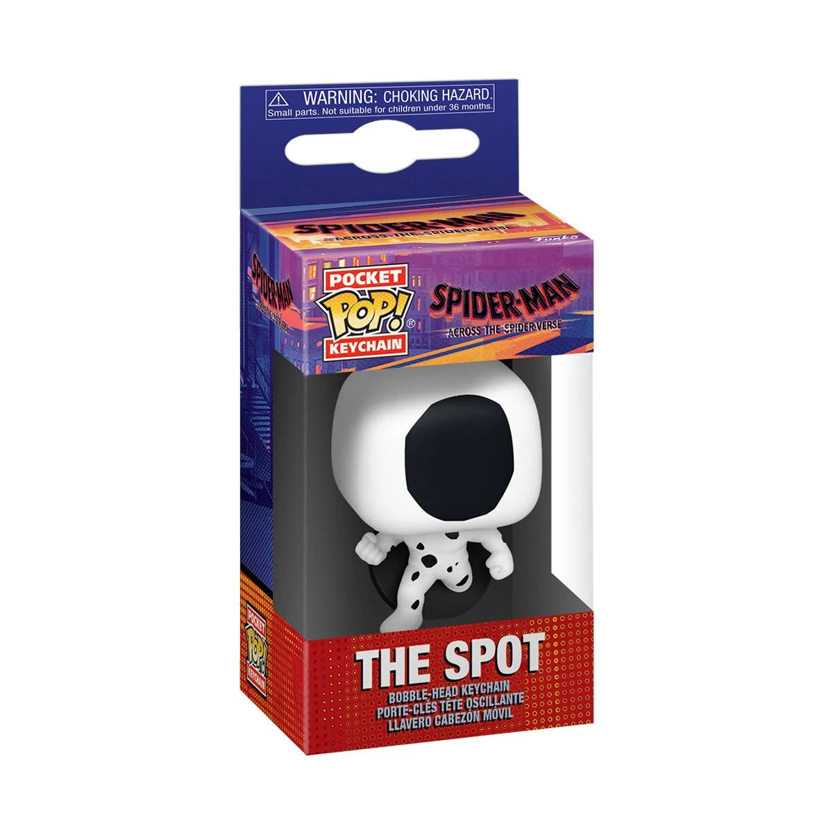 The Spot Across the Spider-Verse Spider-Man Pocket Pop! Key Chain