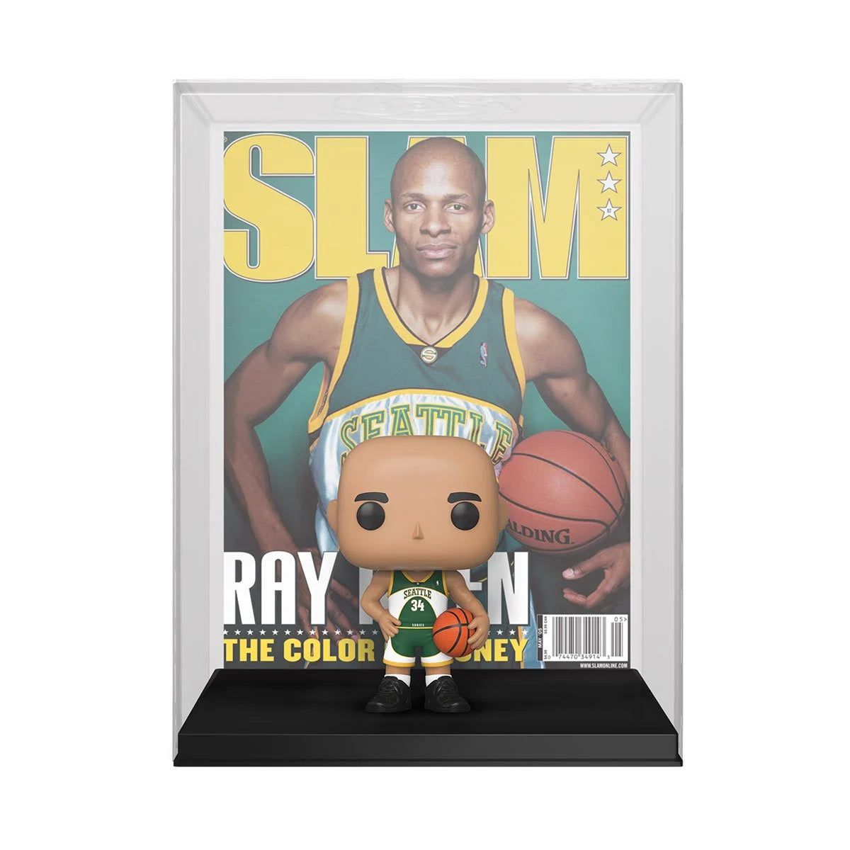 Ray Allen NBA SLAM Pop! Cover Figure with Case