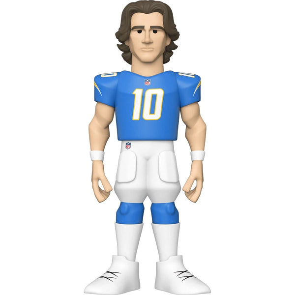 Justin Herbert Chargers NFL 12-Inch Funko Vinyl Gold Figure w/ Chance of chase!