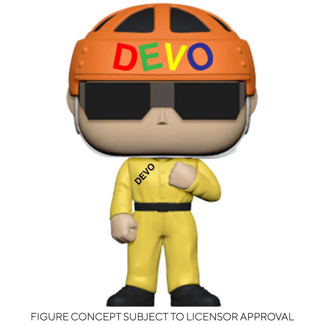 Devo Satisfaction (Yellow Suit) Pop! Vinyl Figure - D-Pop