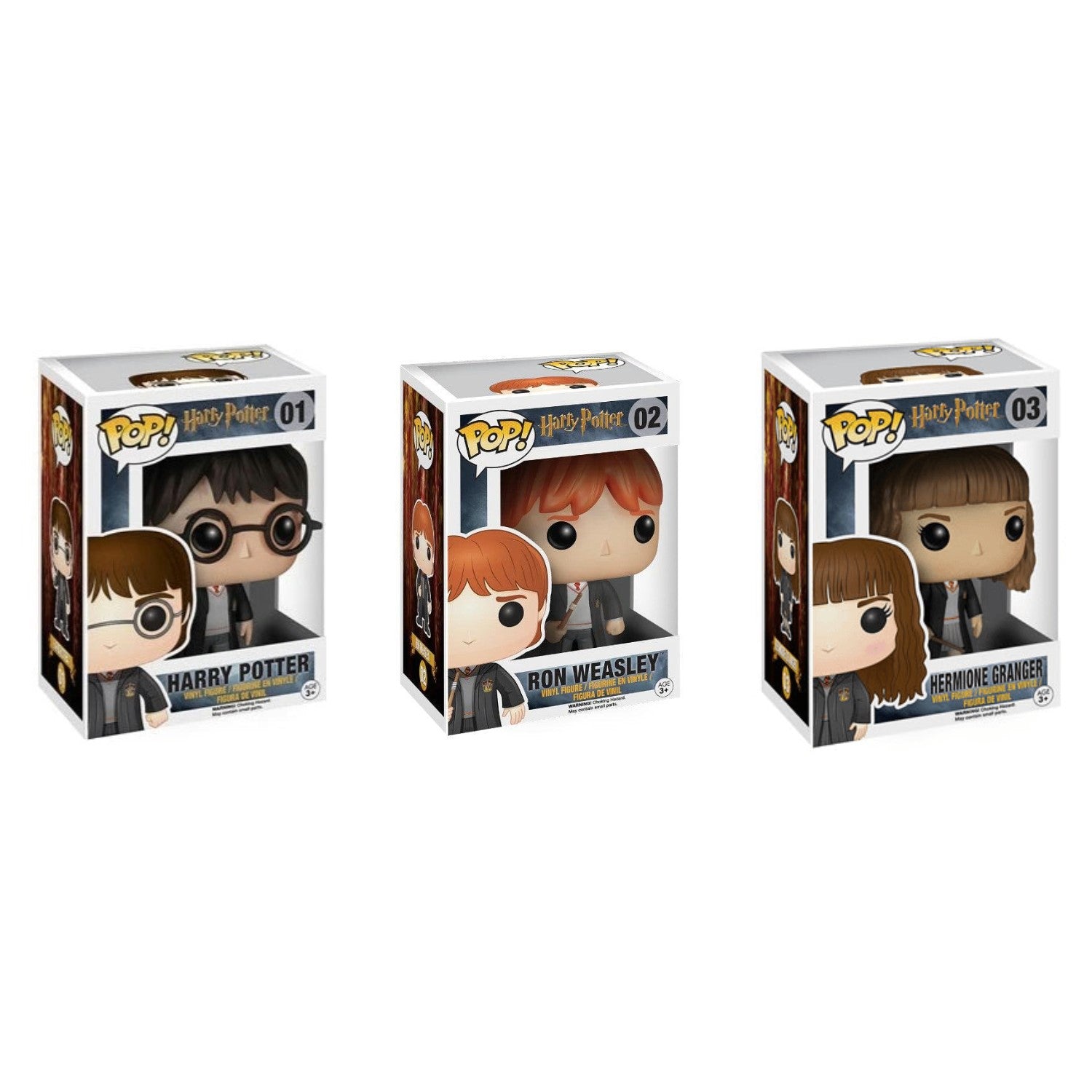 Harry Potter, Ron, and Hermione Funko Pop Bundle!