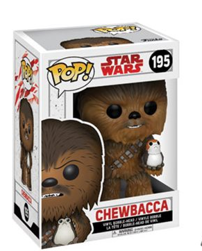 Chewbacca Star Wars: The Last Jedi Pop! Vinyl Bobblehead #195