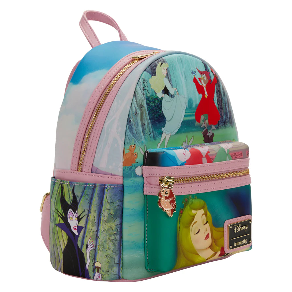 Sleeping Beauty Princess Scenes Mini Backpack