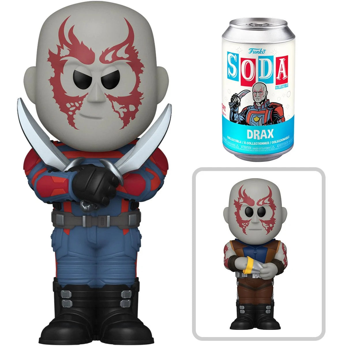 Drax Guardians of the Galaxy Volume 3 Funko Vinyl Soda w/ Chance of chase!