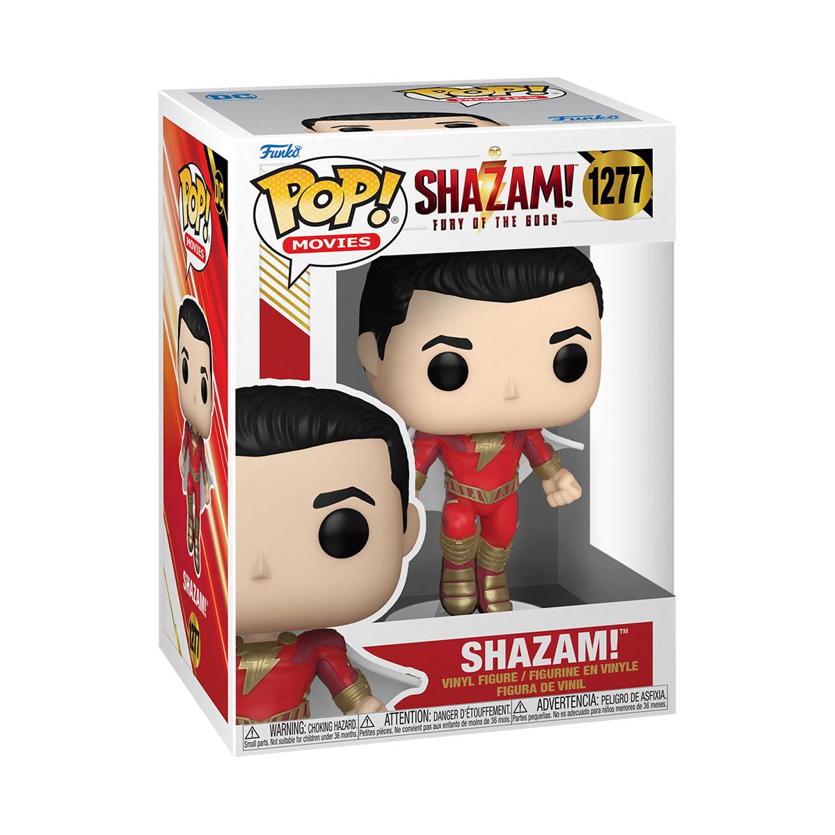 Shazam! Fury of the Gods Shazam Pop! Vinyl Figure with chance of chase!