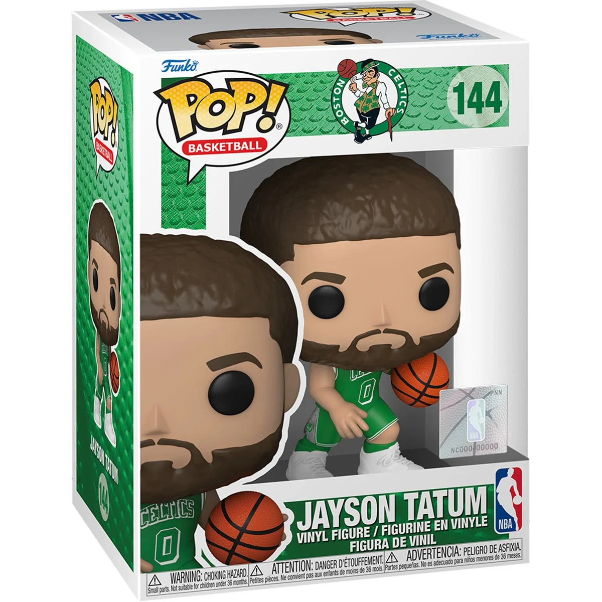 NBA Celtics Jayson Tatum (City Edition 2021) Pop! Vinyl Figure - D-Pop