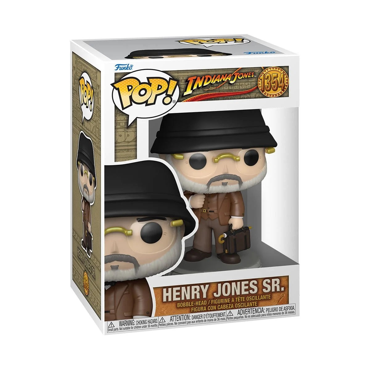 Henry Jones Sr. Pop! Vinyl Figure #1354 - Unearth the Last Crusade Adventure with Indiana Jones