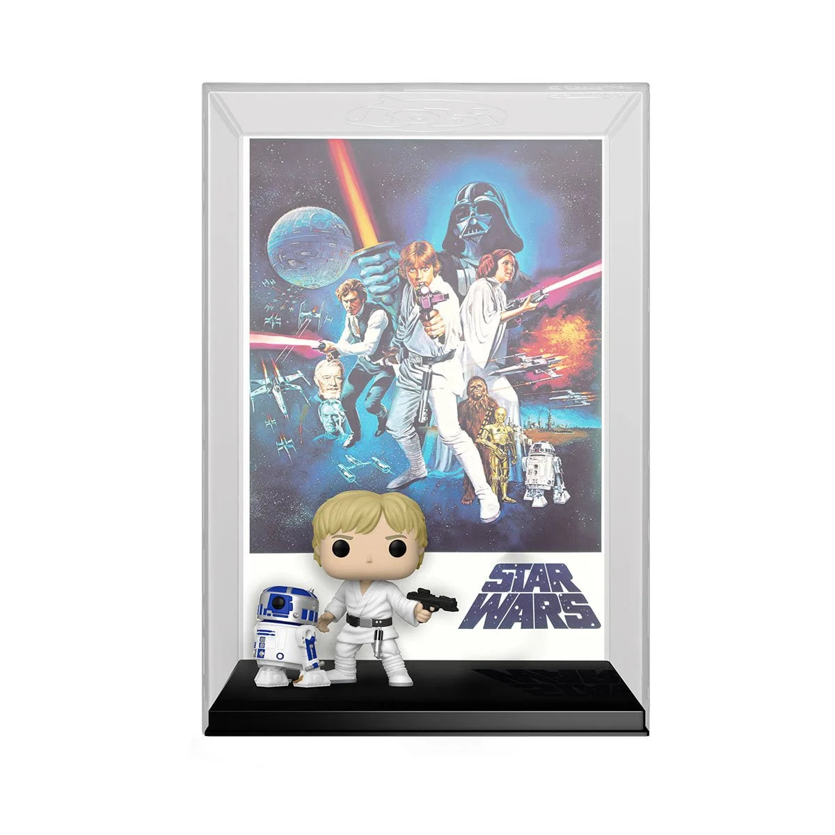 Luke Skywalker A New Hope Episode IV - Star Wars Pop! Movie Poster Figure with Case