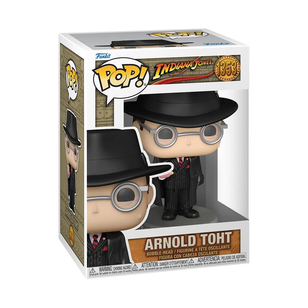 Arnold Toht Pop! Vinyl Figure #1353 - Explore Raiders of the Lost Ark with Indiana Jones