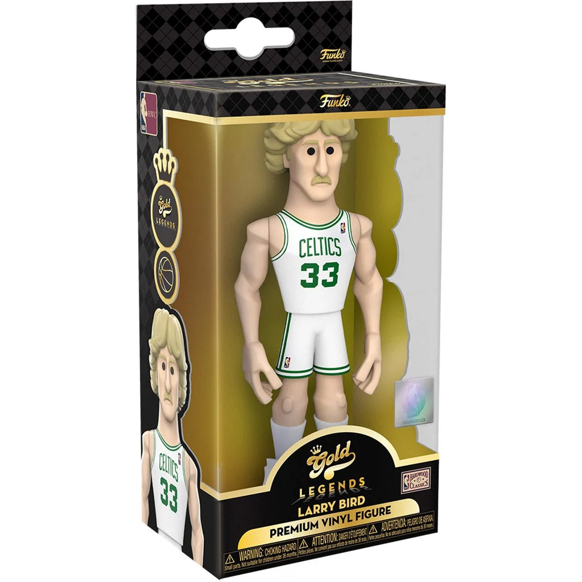 Larry Bird Celtics NBA Legends 5-Inch Funko Vinyl Gold Figure w/ Chance of chase!