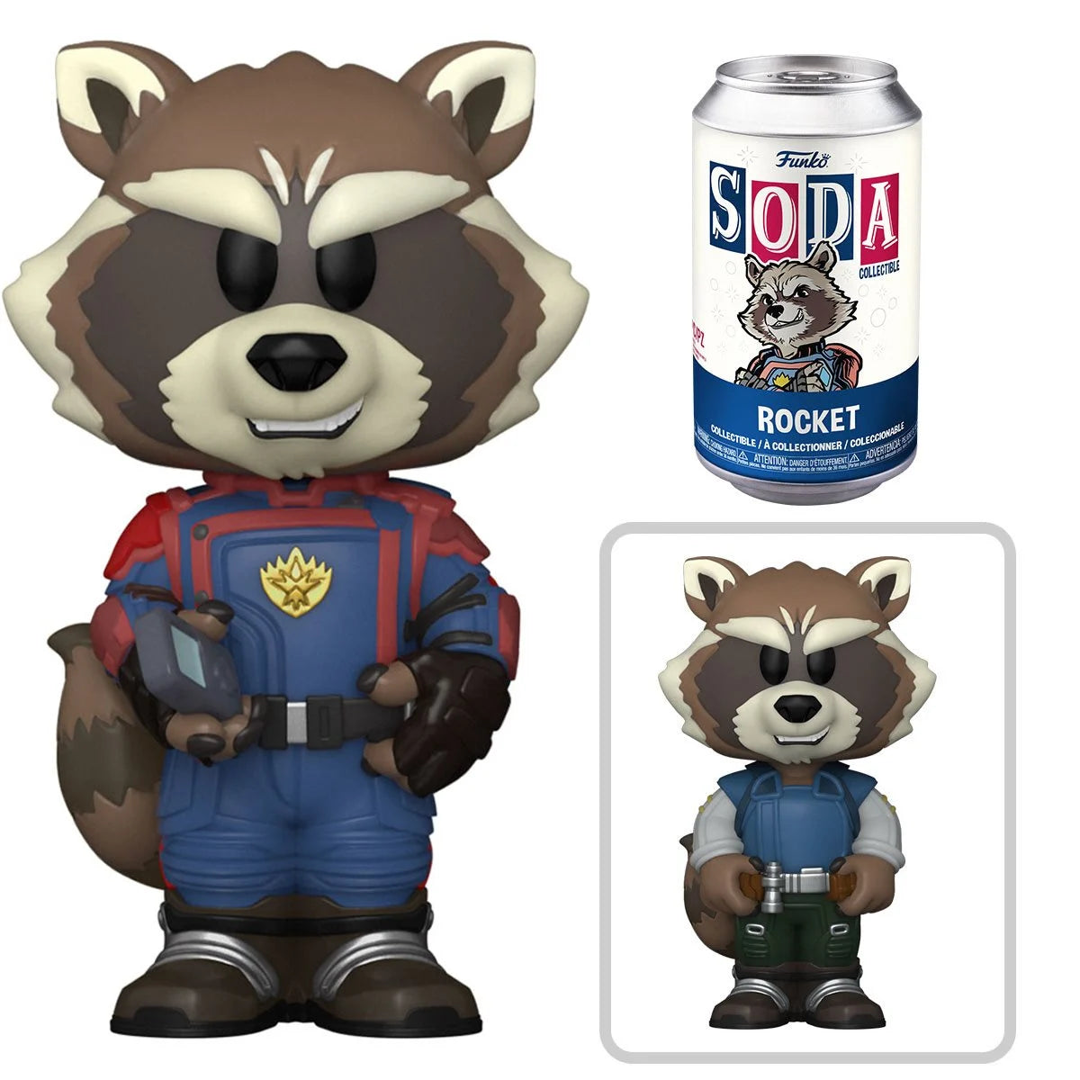 Rocket Guardians of the Galaxy Volume 3 Funko Vinyl Soda w/ Chance of chase!