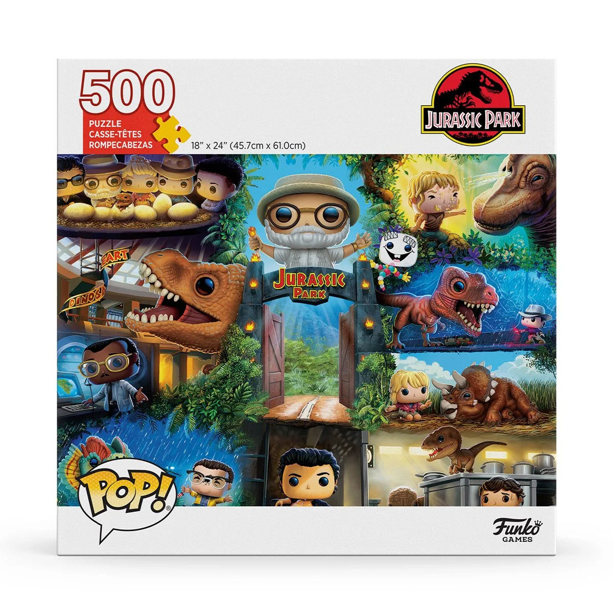 Jurassic Park 500-Piece Funko Pop! Puzzles