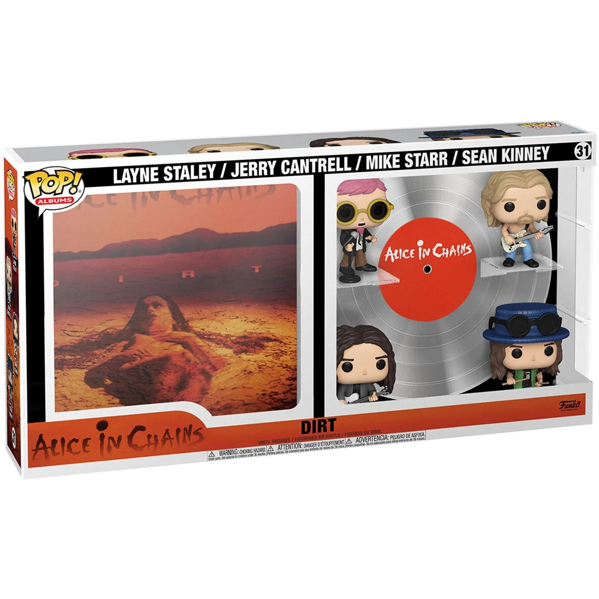 Alice in Chains Dirt Deluxe Pop! Album Figure with Case