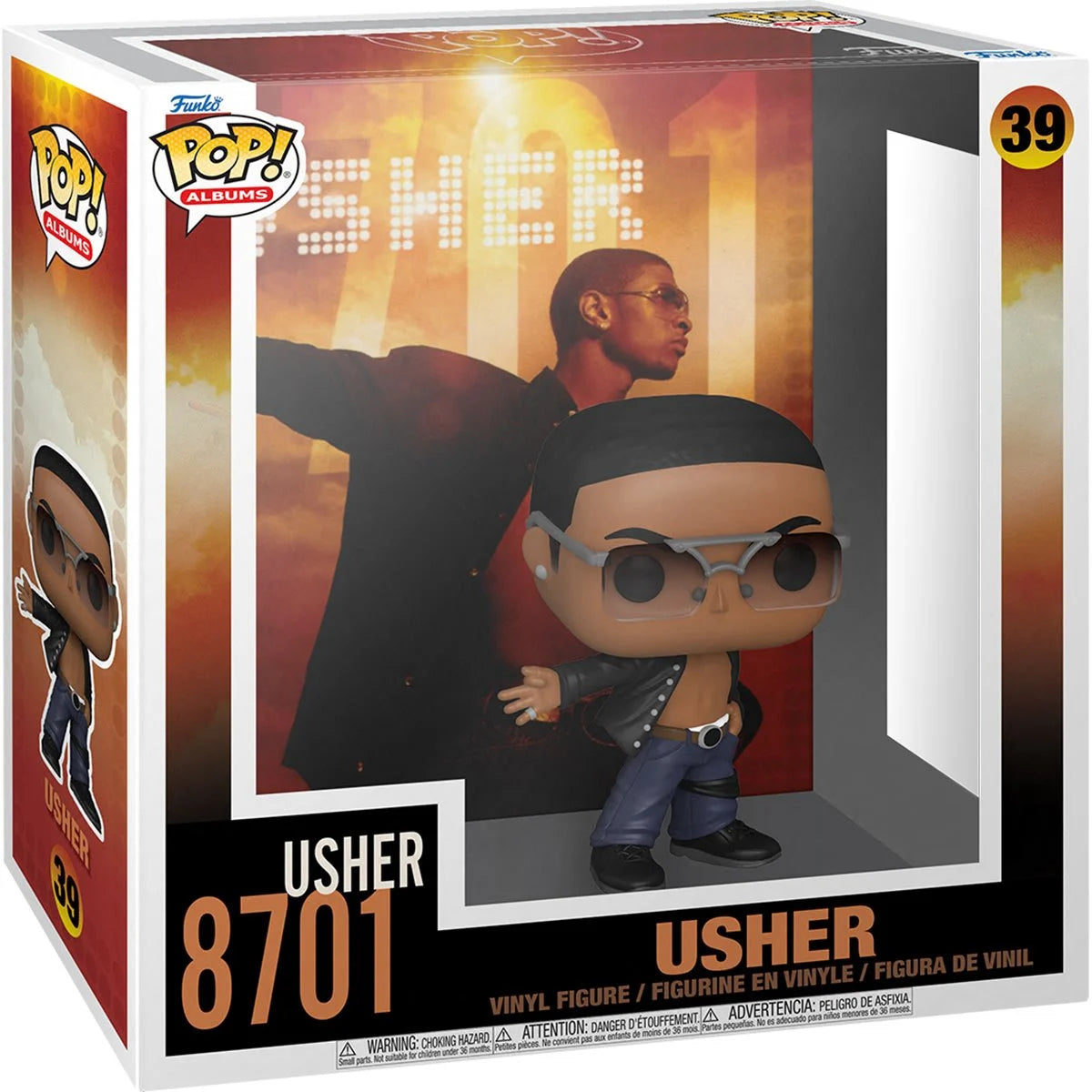 Usher 8701 Pop! Album Figure with Case