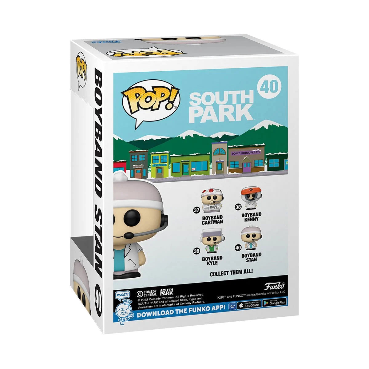 Stan South Park Boy Band Pop! Vinyl Figure