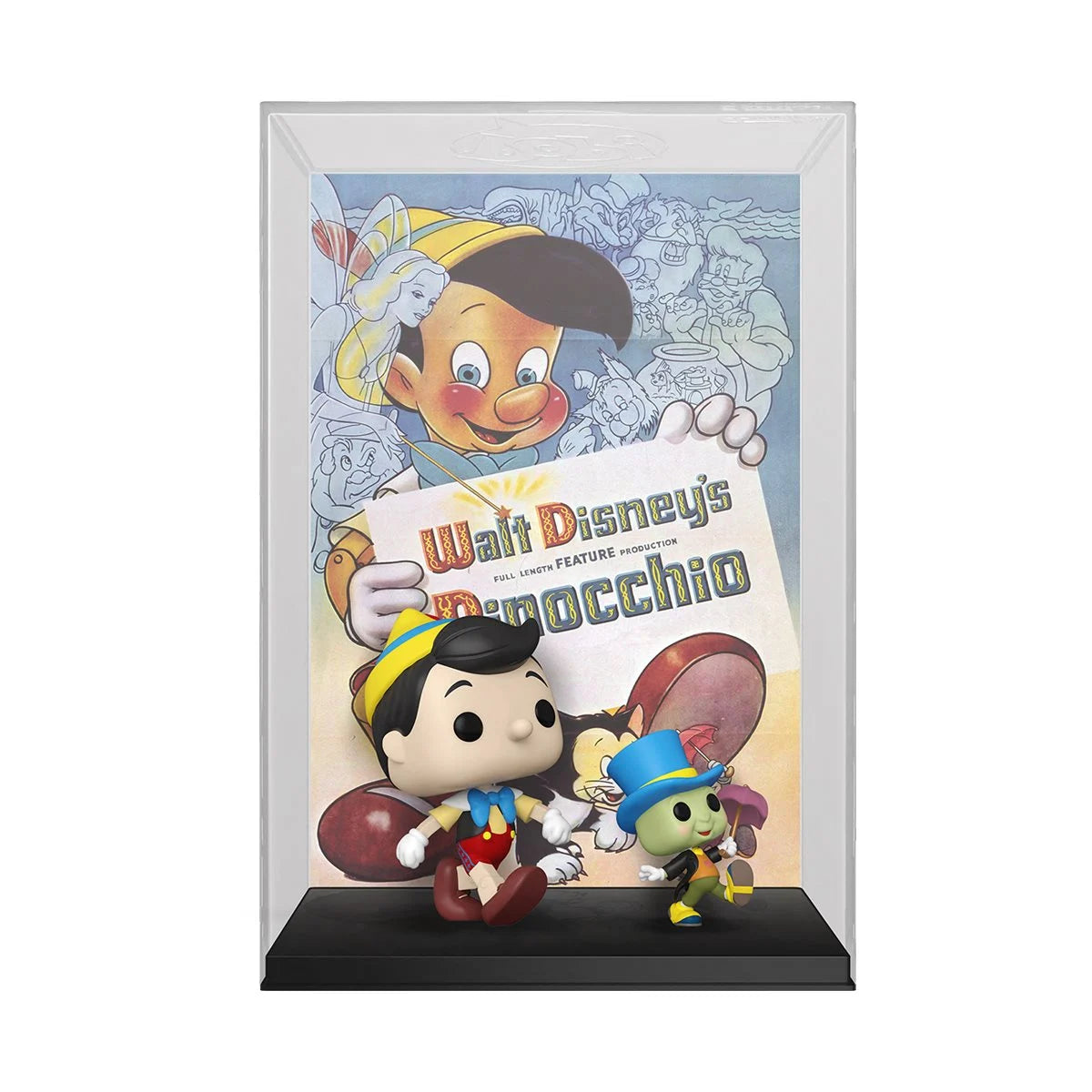 Pinocchio Movie Poster Pinocchio & Jiminy Cricket Funko Pop! Disney 100
