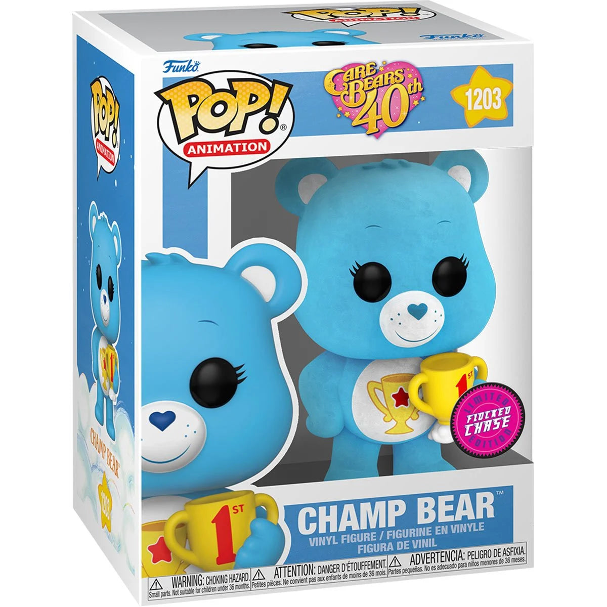 Champ Bear Care Bears 40th Anniversary FUNKO POP! ANIMATION