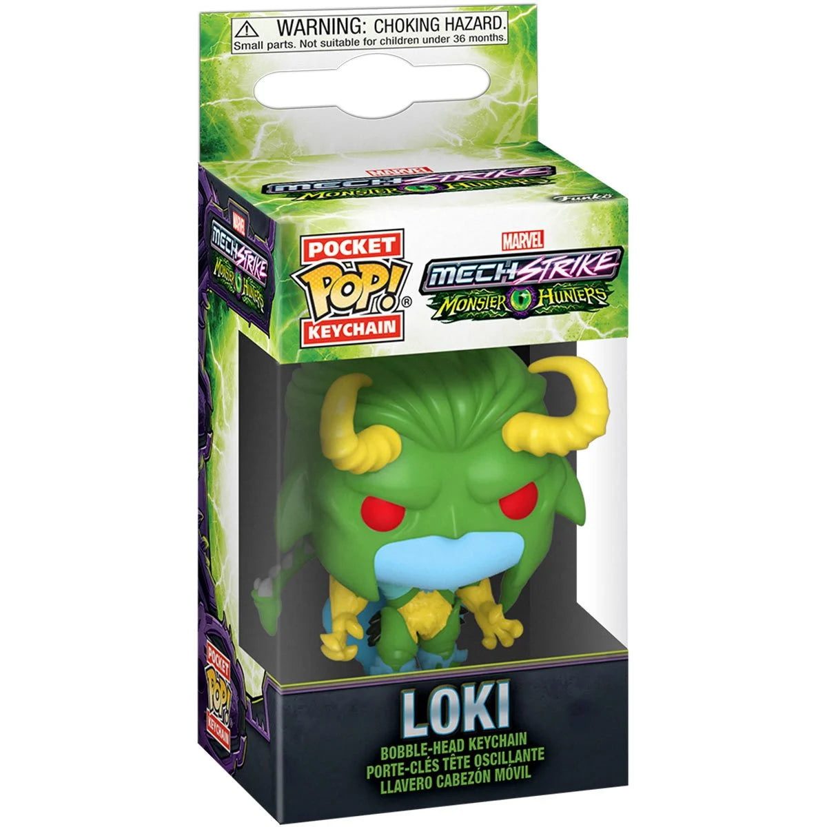 Marvel Monster Hunters Loki Pop! Key Chain - D-Pop