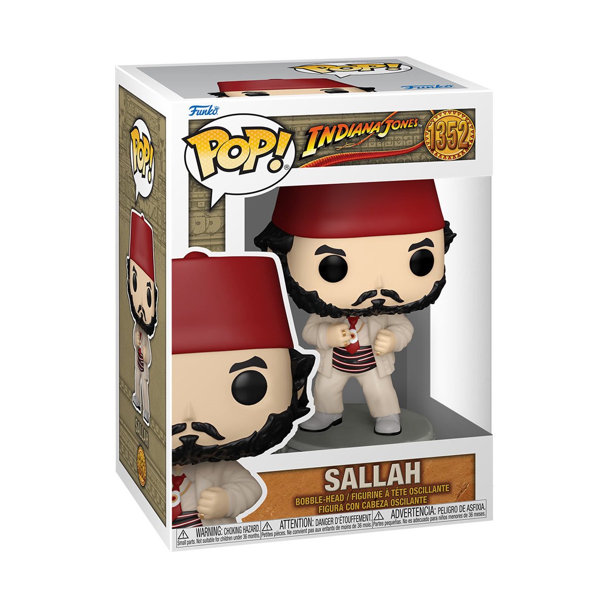 Sallah Pop! Vinyl Figure #1352 - Experience the Last Crusade Adventure with Indiana Jones