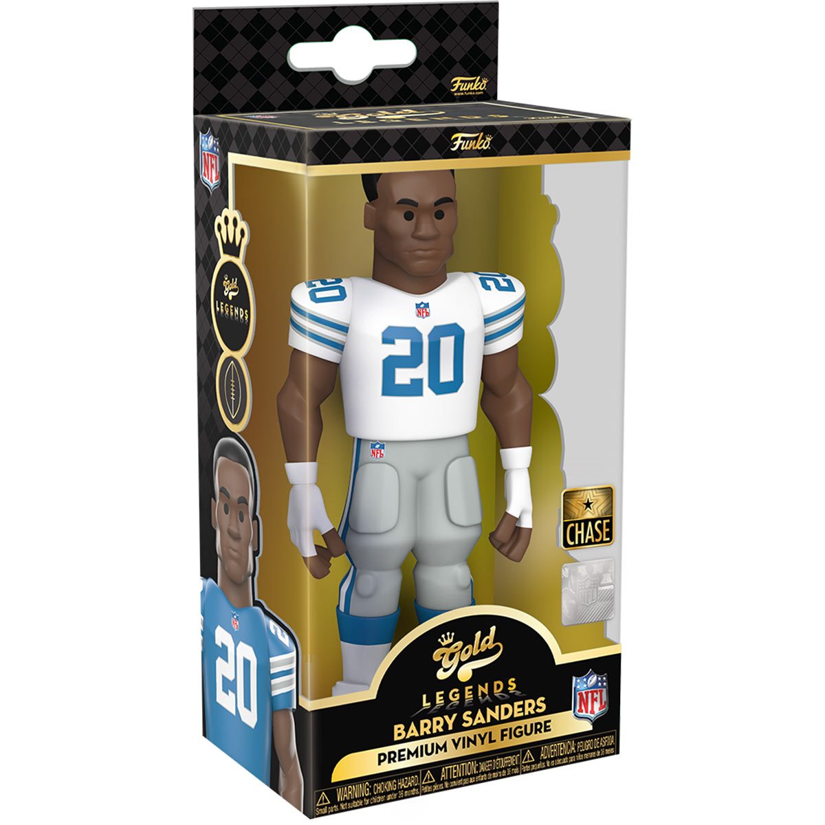 Barry Sanders Lions NFL Legends 5-Inch Funko Vinyl Gold Figure  w/ Chance of chase!