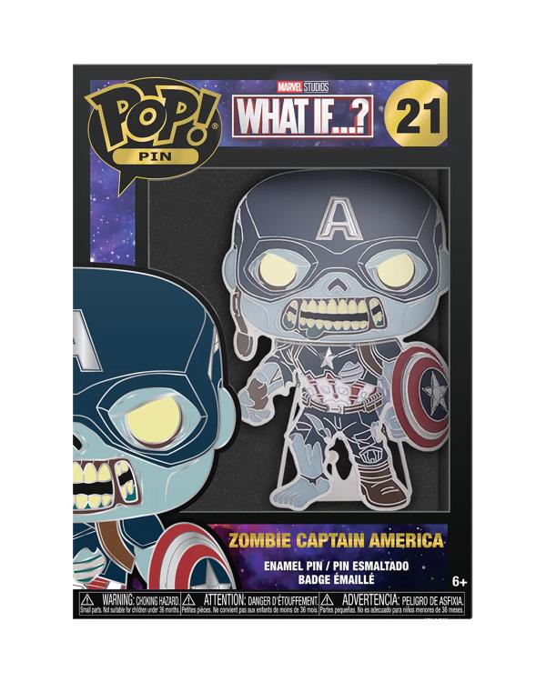 ZOMBIE CAPTAIN AMERICA MARVEL WHAT IF - FUNKO POP! PINS