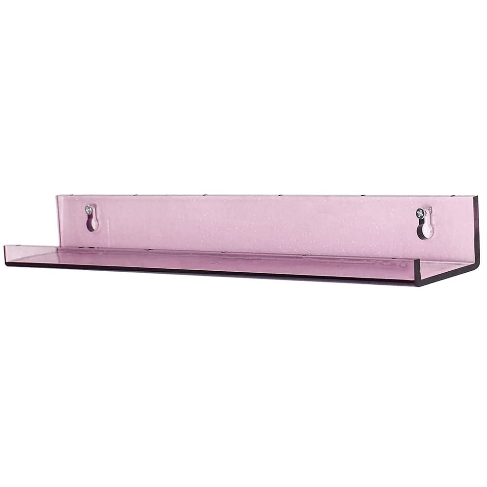 Violet Acrylic Floating Wall Shelf for Display 15"
